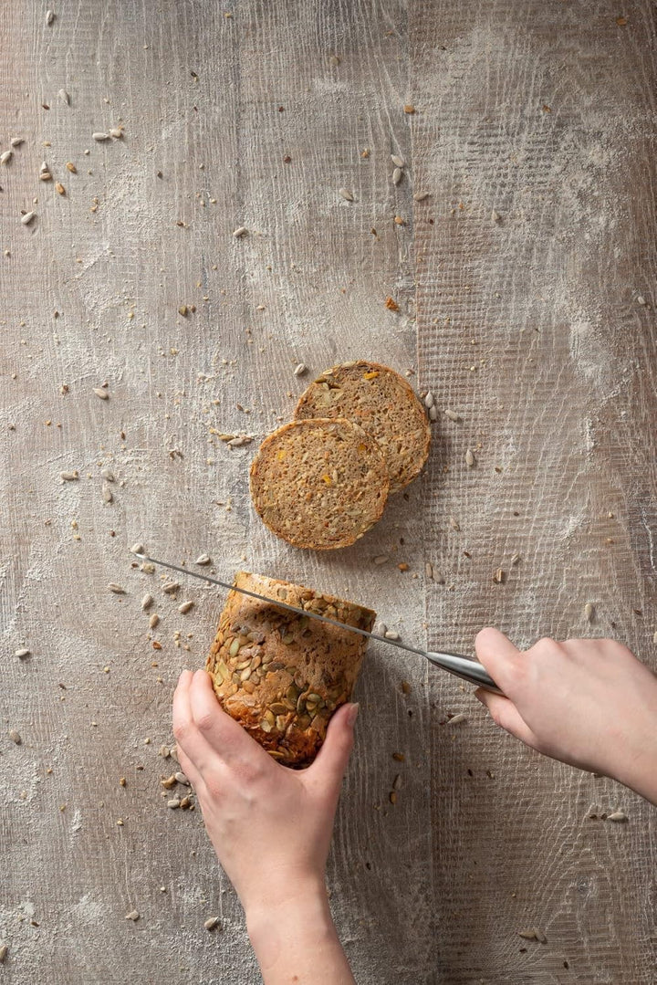 Zenker Pollerbrot-Springform – Runde Brotform als Zubehör zum Backen – 12er Brotbackform mit Antihaf