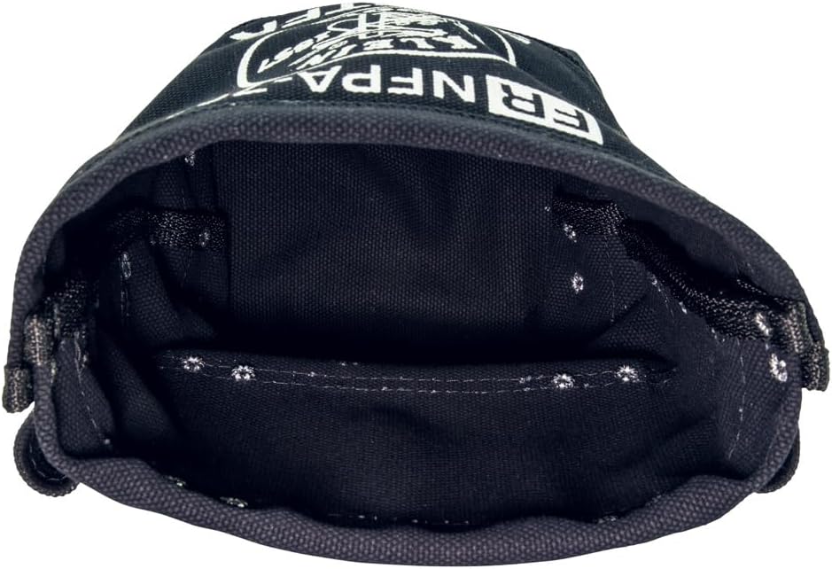 Klein Tools 5416TFR Werkzeugtasche, schwer entflammbare Canvas-Tasche für Bolzenaufbewahrung mit dop