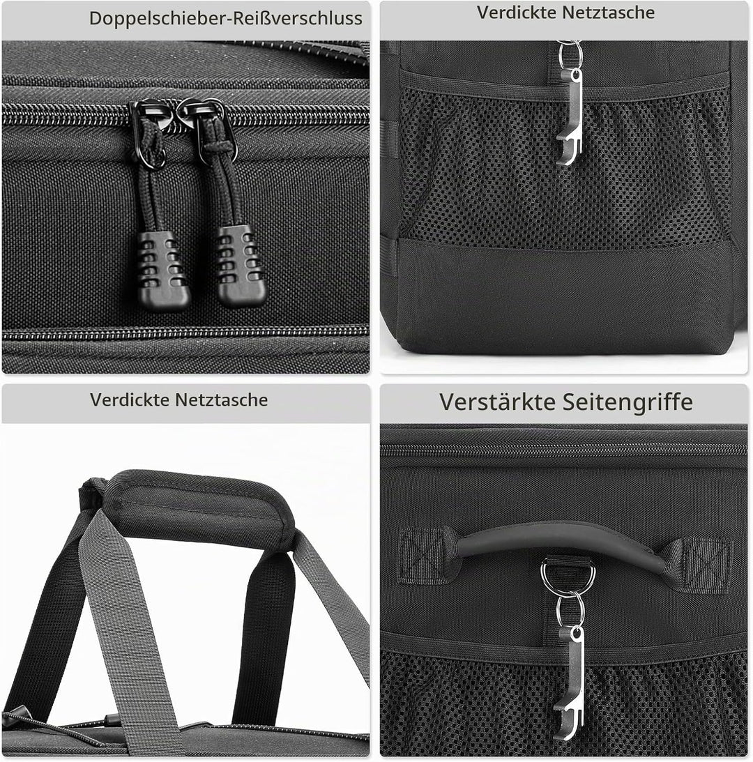 HSHRISH Taktische Kühltasche 20L/30L, Kühlbox faltbar Lunchtasche Herren - wasserdichte und auslaufs