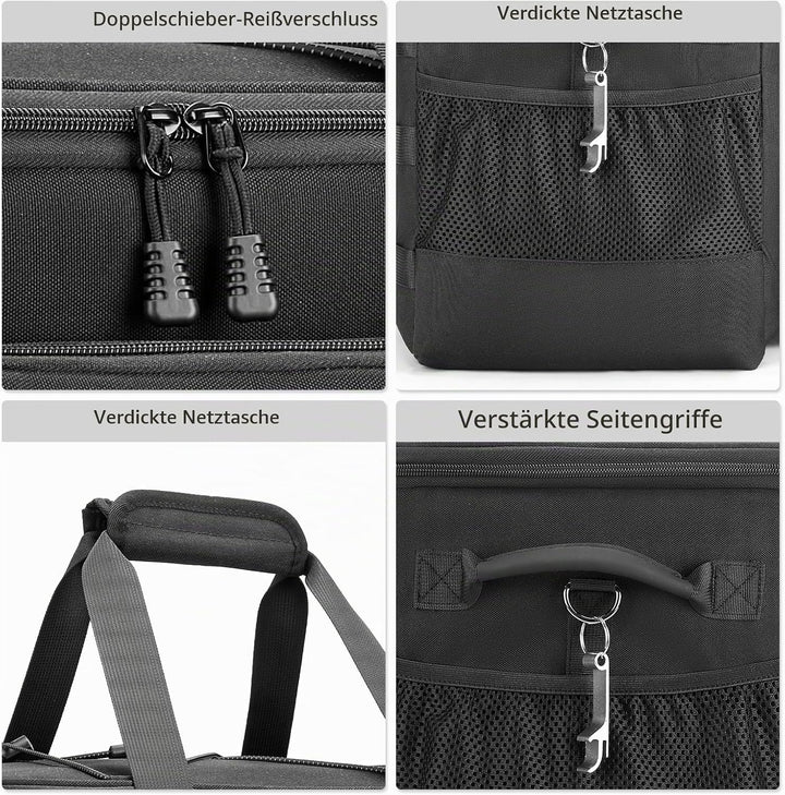 HSHRISH Taktische Kühltasche 20L/30L, Kühlbox faltbar Lunchtasche Herren - wasserdichte und auslaufs