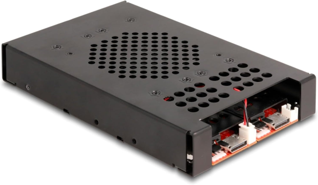 DeLOCK Einbaurahmen 3.5″ Wechselrahmen für 2 x M.2 NVMe SSD