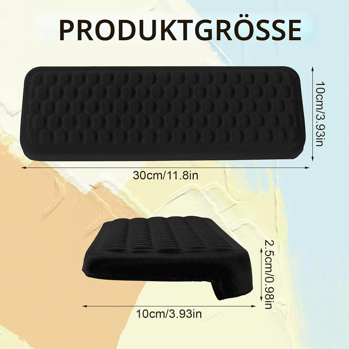 2 Stück Armauflage Schreibtisch,L-Förmige Ellenbogenauflage und Handgelenkauflage,Memory Foam Schrei