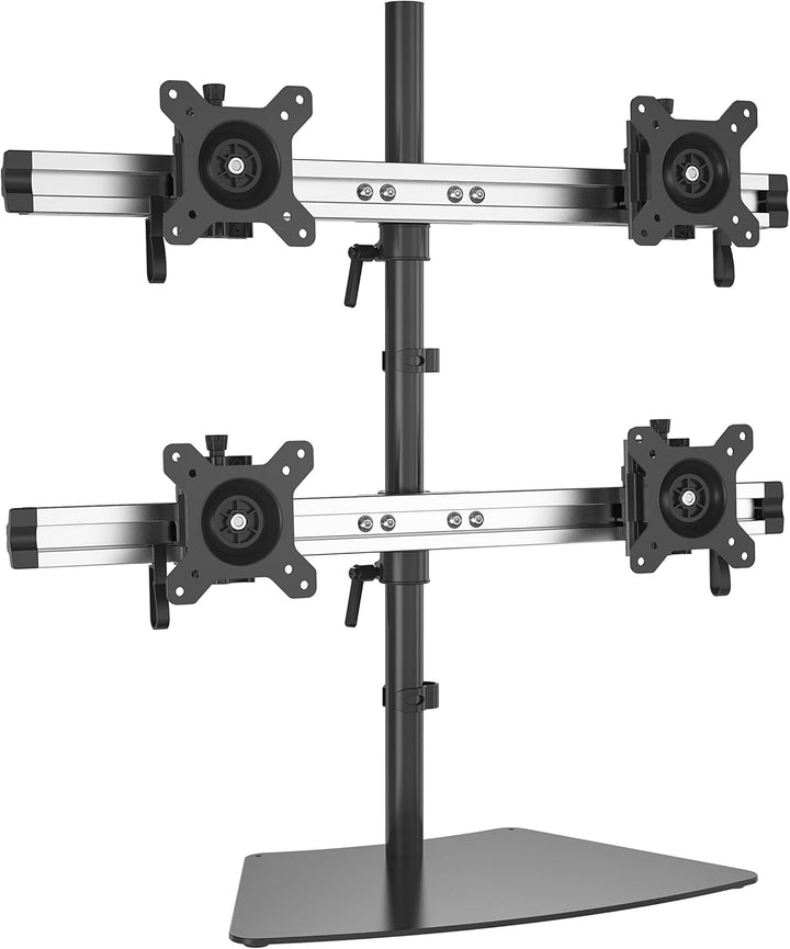 HFTEK 4-Fach-Monitor-Halterung Tisch - Stand - Ständer - Halter - Tischhalterung (MP240S-L), Mp240s-