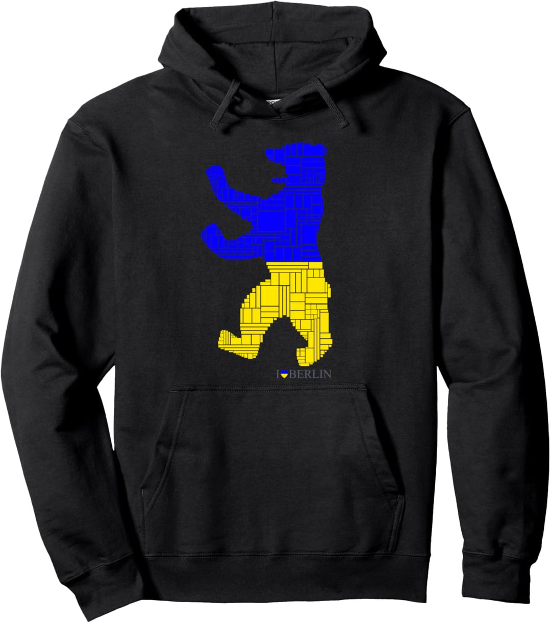 Berliner Souvenirs - Berliner Bär - I Love Ukraine Pullover Hoodie