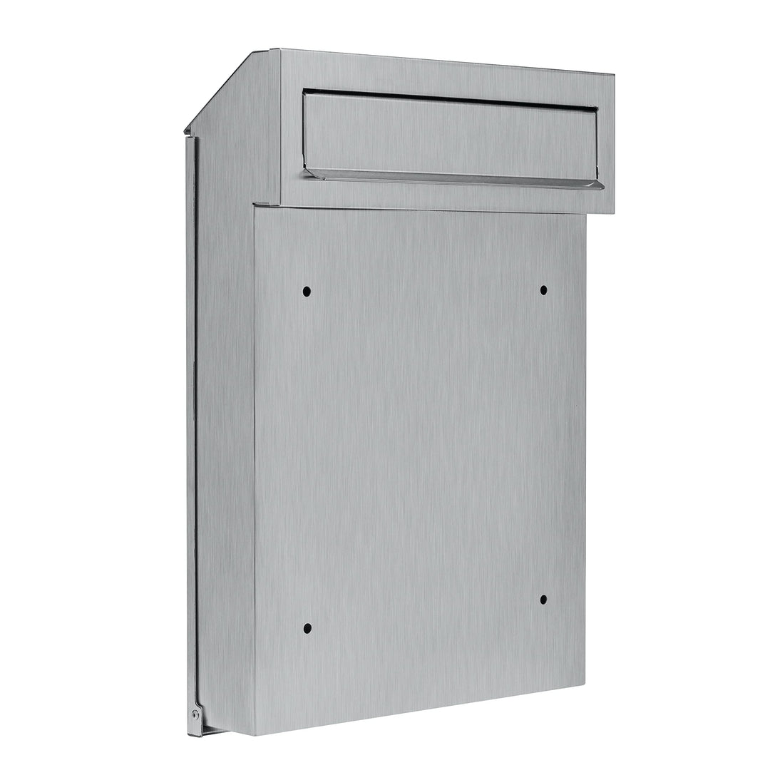 Zaunbriefkasten Torbriefkasten Durchwurf Mauerdurchwurf Briefkasten C4 Entnahme Hinten Doppelstabmat