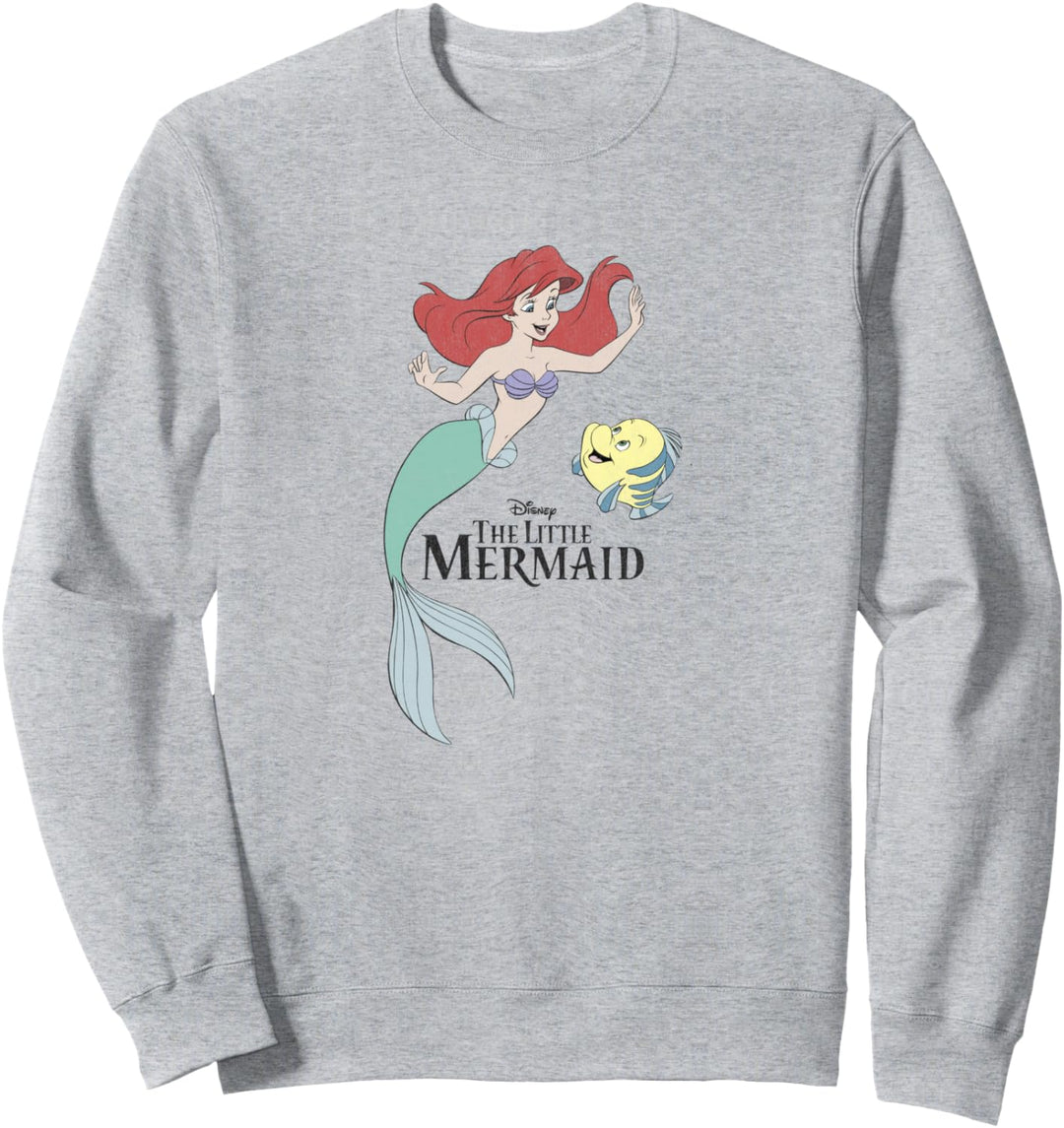 Disney The Little Mermaid Ariel & Flounder Portrait Sweatshirt