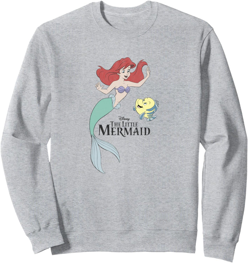 Disney The Little Mermaid Ariel & Flounder Portrait Sweatshirt