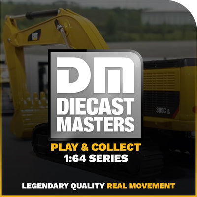 Diecast Masters 85694 - Caterpillar Kettenbagger 385C, detailgetreues CAT Baufahrzeug in Displayfens