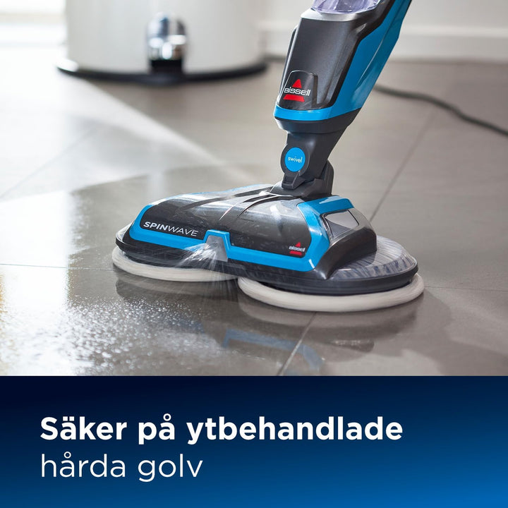 Bissell 20522 Spinwave Elektrischer Mop für Hartböden, 105 W, Spinwave