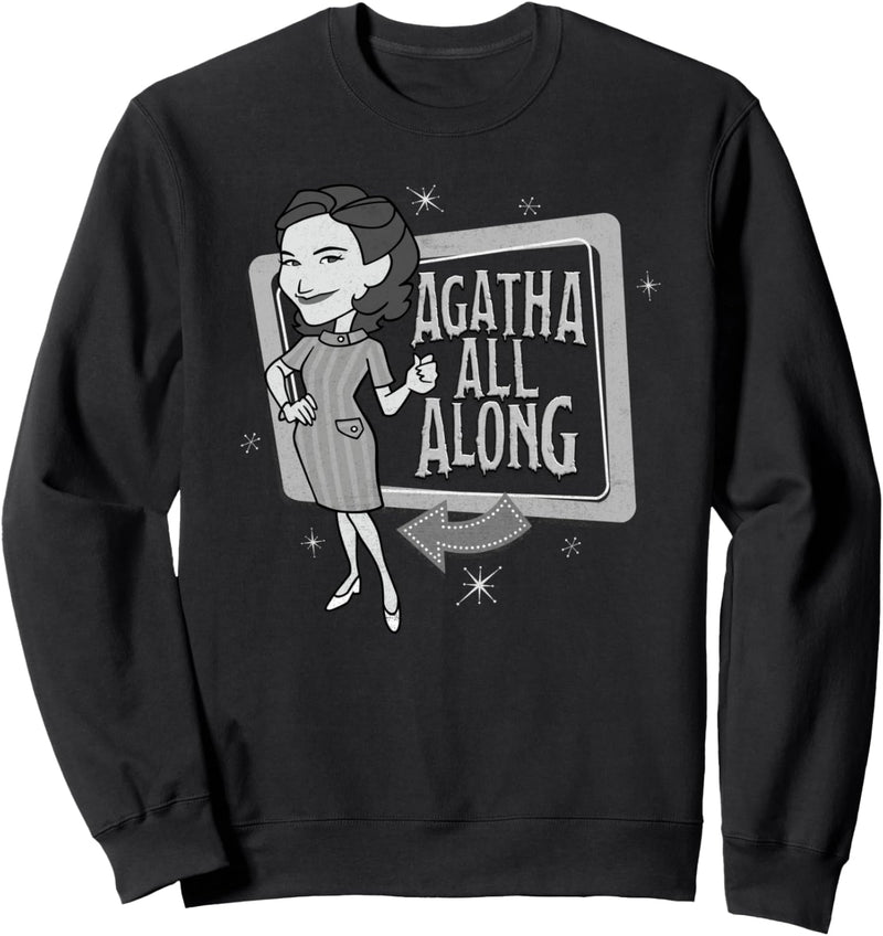 Marvel WandaVision Agnes Agatha All Along Retro Sweatshirt