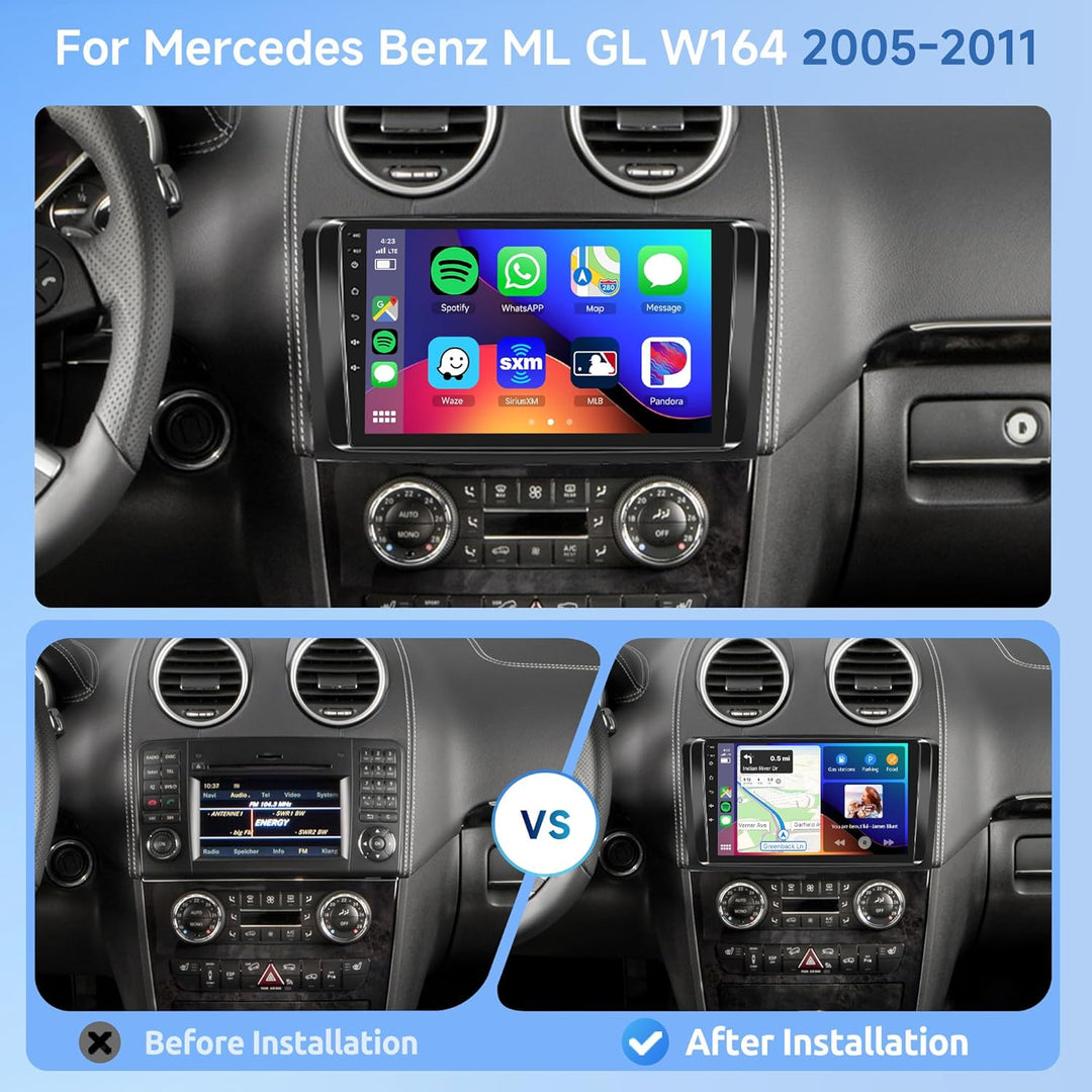 Rimoody 8 Core 6+128G Autoradio Android für Mercedes Benz ML GL W164 ML350 ML500 GL320 X164 ML280 GL