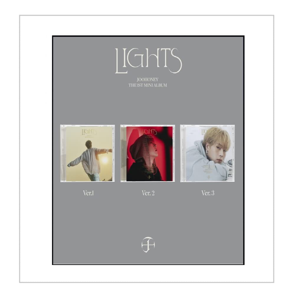 JOOHONEY Jooheon - 1st Mini Album LIGHTS (Jewel Ver.) CD (3 versions SET), 3 versions SET