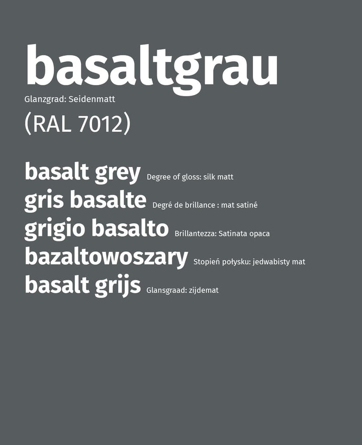Remmers Deckfarbe basaltgrau (RAL 7012), 2,5 Liter, Deckfarbe für innen und aussen, Wetterschutzfarb