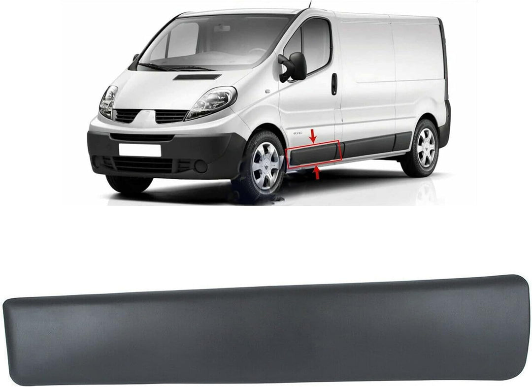 MKAREPART Linke Seite Vordertür untere Zierleiste Blende kompatibel mit Vivaro Trafic MK2 Primaster