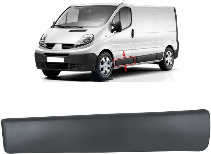 MKAREPART Linke Seite Vordertür untere Zierleiste Blende kompatibel mit Vivaro Trafic MK2 Primaster
