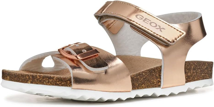 Geox Mädchen J Adriel Girl CSandal 24 EU 000bn Rose Gold, 24 EU 000bn Rose Gold