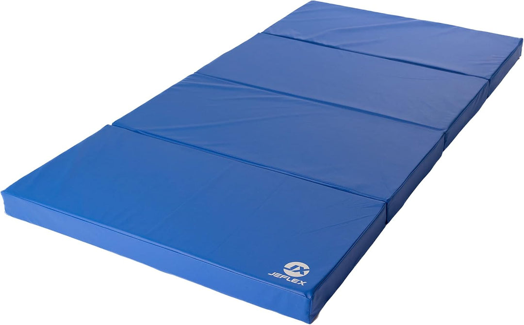 Jeflex - klappbare Weichbodenmatte & Turnmatte 200 x 100 x 8 cm MADE IN GERMANY/Gymnastikmatte tragb
