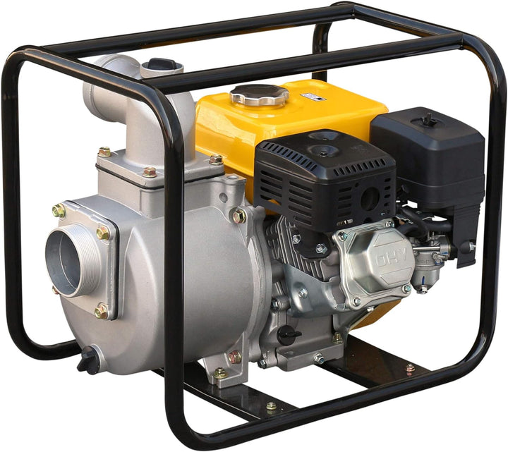Rotek Motorpumpe mit 4-Takt Benzinmotor, 3 Zoll Anschlüsse, bis zu 50m³/h Förderleistung Standard EU