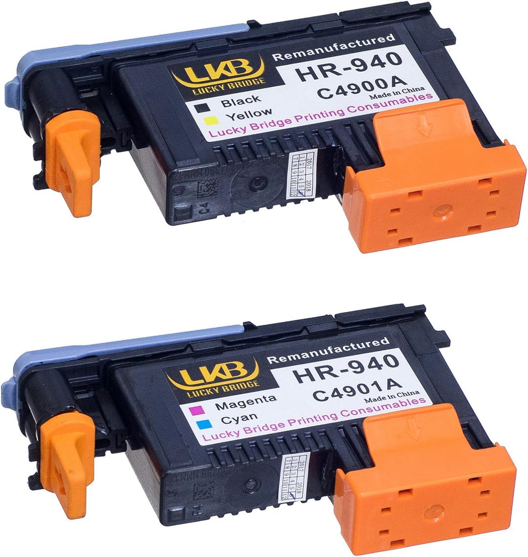 Lucky Bridge HP940 Druckkopf C4900A C4901A wiederaufbereitet, kompatibel mit HP Officejet mit Pro 80