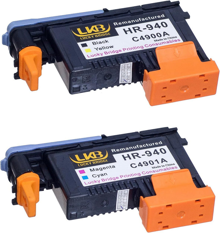 Lucky Bridge HP940 Druckkopf C4900A C4901A wiederaufbereitet, kompatibel mit HP Officejet mit Pro 80