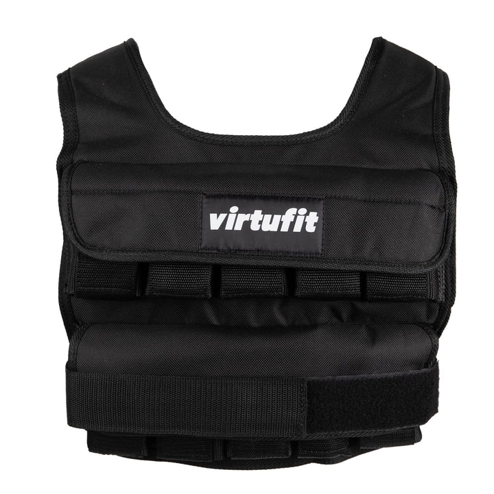 VirtuFit Verstellbare Gewichtsweste Pro - Optionen - 20 kg - 30 kg - Schwarz Schwarz (20 kg), Schwar