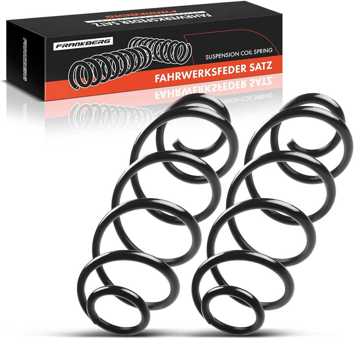 Frankberg 2x Federn Fahrwerksfeder Hinterachse Kompatibel mit 207 WA WC 1.4L 1.6L 2006-2015 Replace#