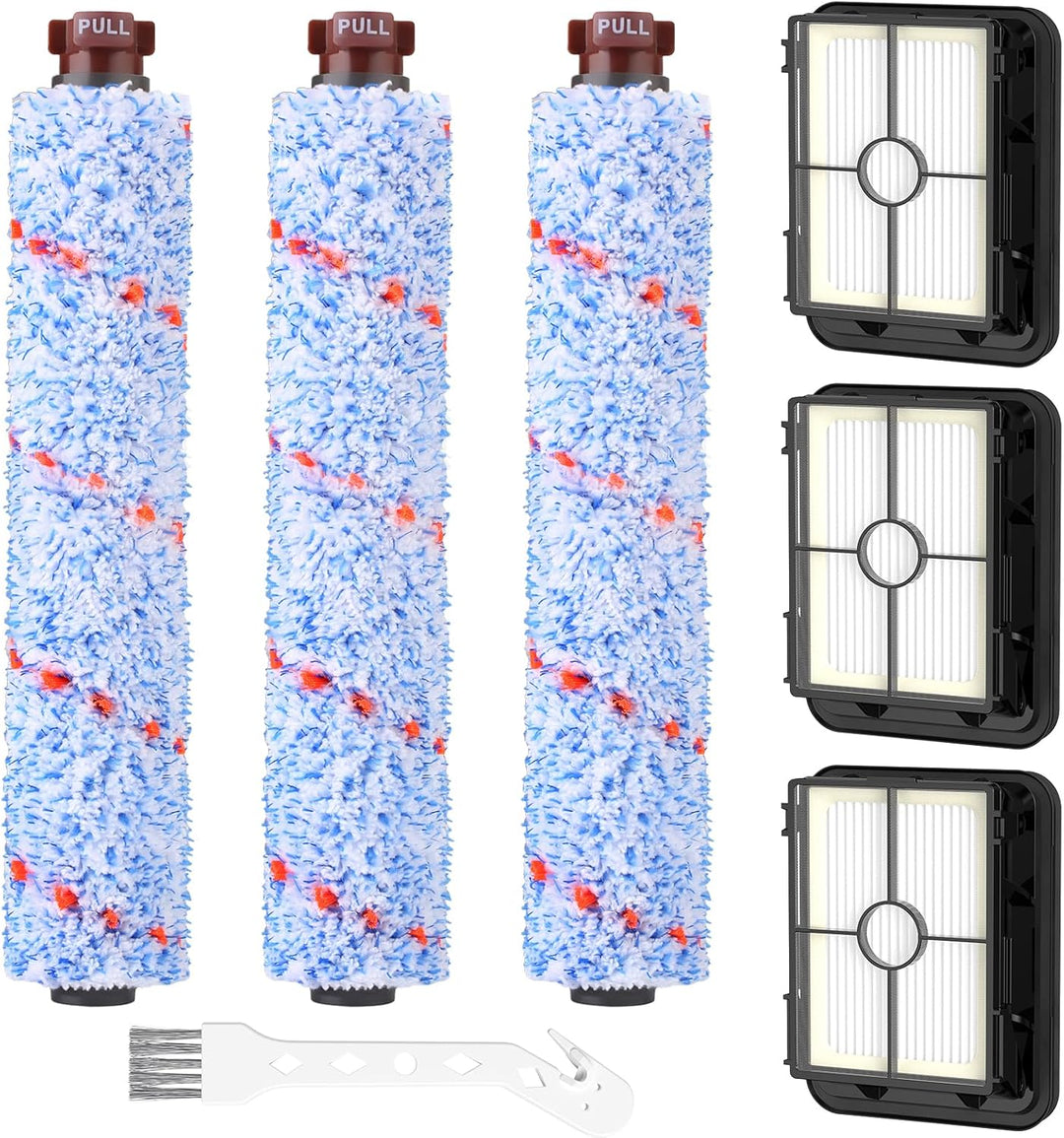 Zubehör für Bissell CrossWave 3-in-1 C3 Pro Nass Trockensauger 3555N, 3 Multi-Oberflächenbürsten 186