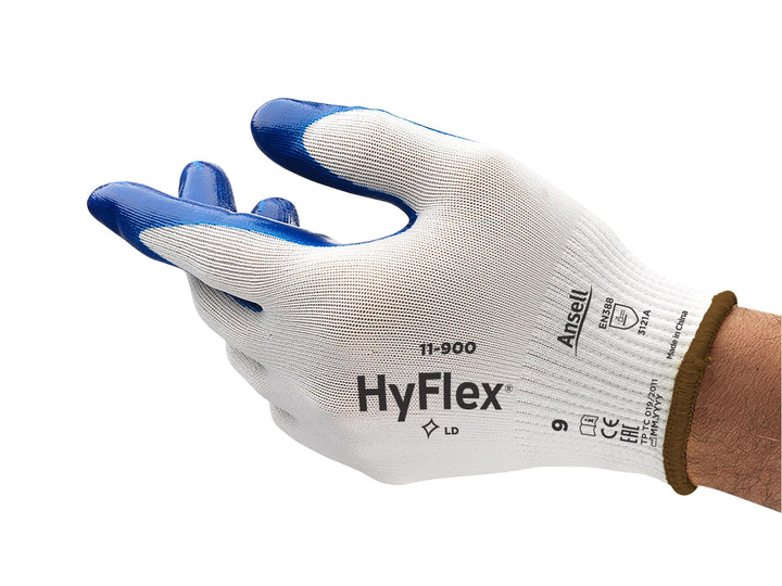 Ansell HyFlex 11-900 Arbeitshandschuhe, Öl Abweisende Mechanikschutz Handschuhe, Industrie PSA Damen