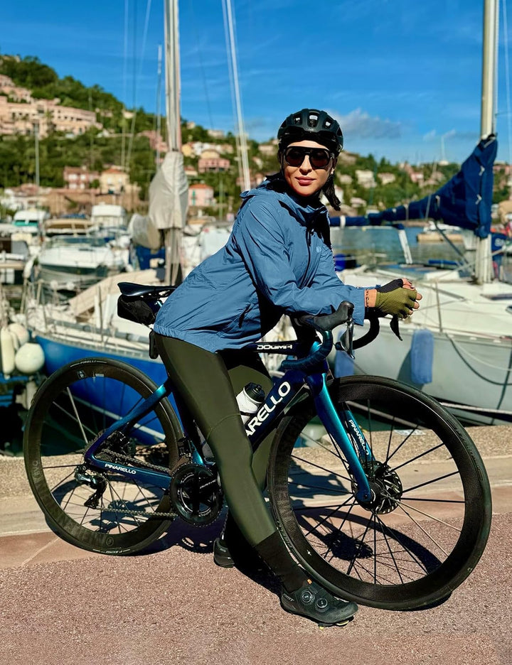 FitsT4 Sports Damen Fahrradjacke Radfahren Laufen Jacken Leichtgewicht Wasserabweisend Windbreaker W