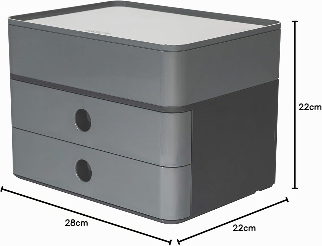 HAN Schubladenbox Allison SMART-BOX plus mit 2 Schubladen, Trennwand sowie Utensilienbox, inkl. Kabe