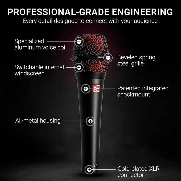 SE ELECTRONICS V7 Red - Gesangsmikrofon