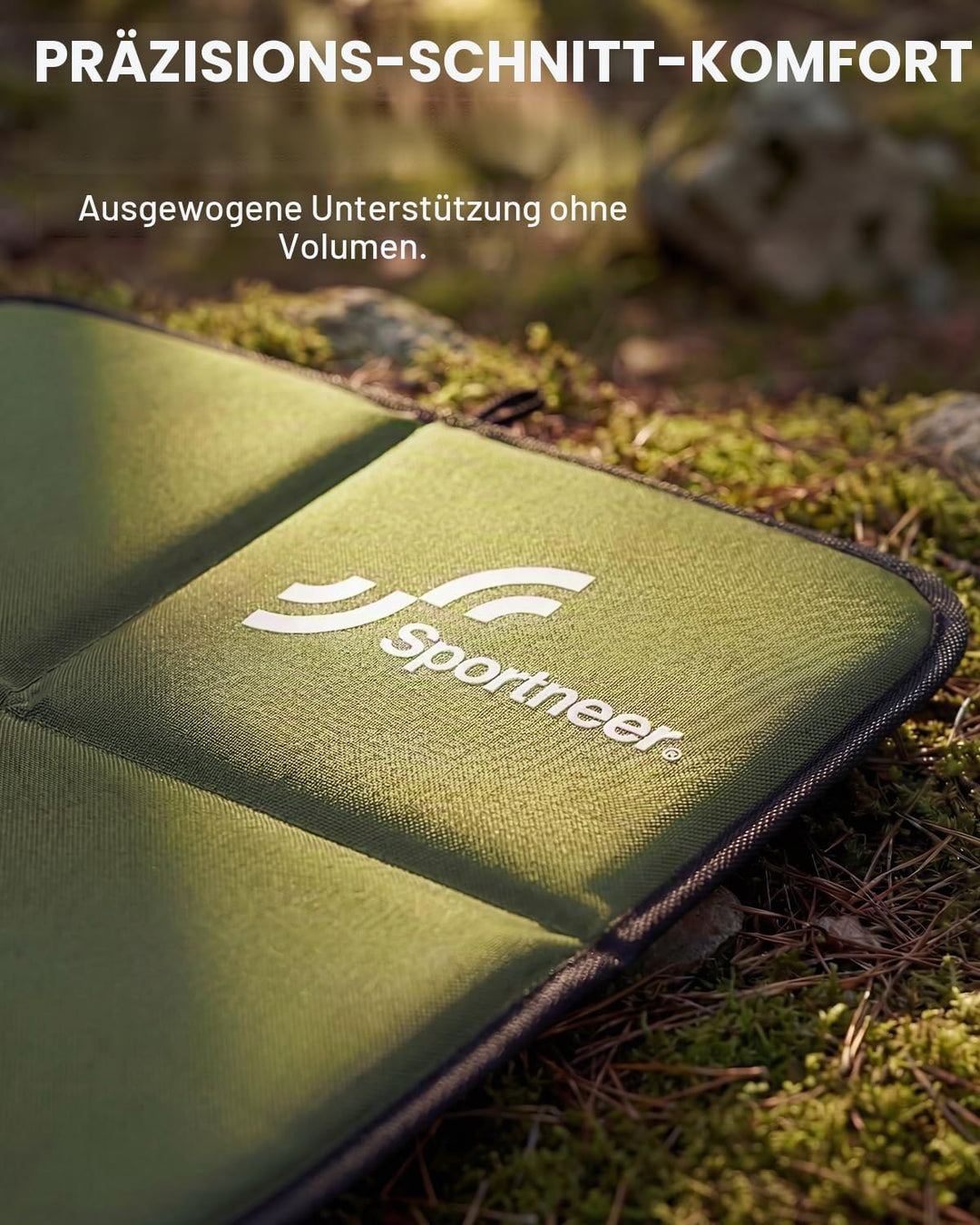 Sportneer Sitzkissen Outdoor, 40 * 40cm Sitzunterlage Outdoor Wasserdicht Oxford-Stoff Thermo Sitzki