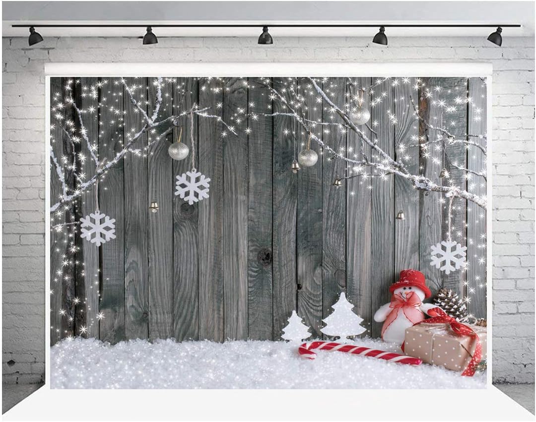 AIIKES 7x5FT Weihnachten Hintergrund Weihnachtsfotografie Hintergrund Weihnachten Foto Hintergrund U