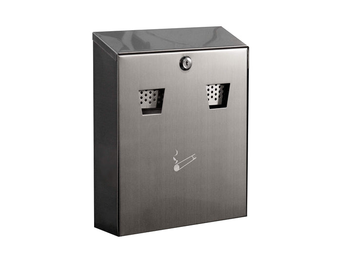 Edelstahl Wandmontage Zigarette Bin, Outdoor Zigarette Bin, Wandascher