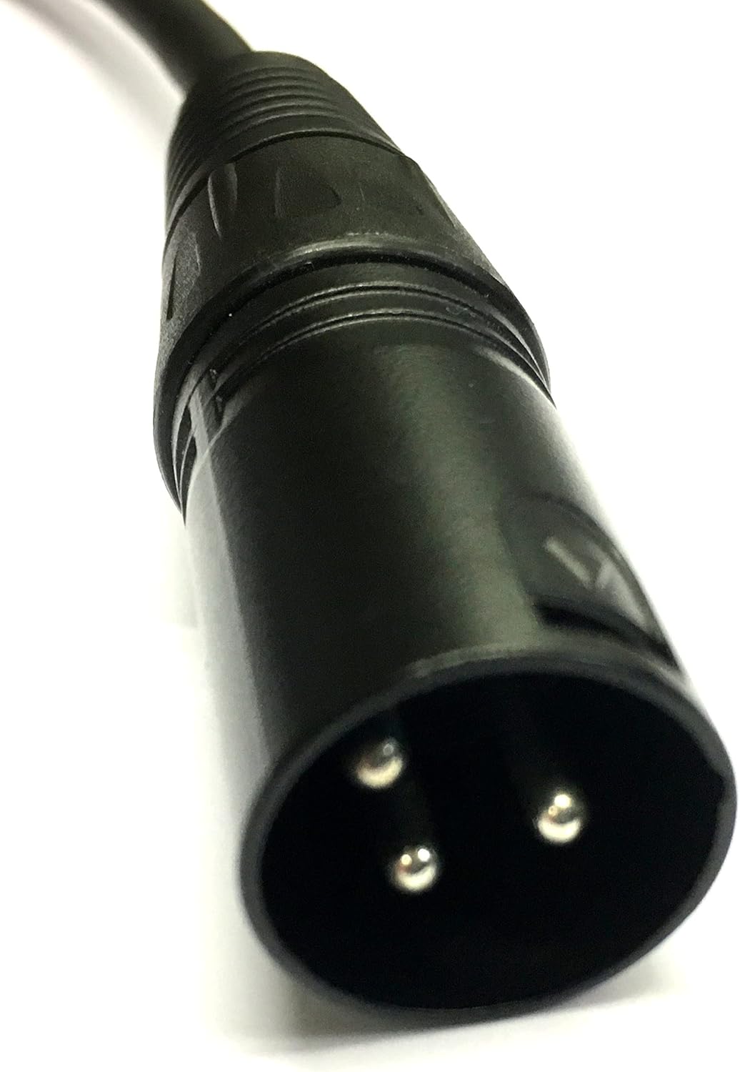 xlr0.5mt-s Kabel Profi Audio DMX Cannon XLR M/F, geflochten, abgeschirmt und Balanced, 0.5 Meter 0,5