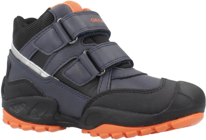 Geox Jungen J New Savage Boy B A Sneaker 24 EU Blau, 24 EU Blau