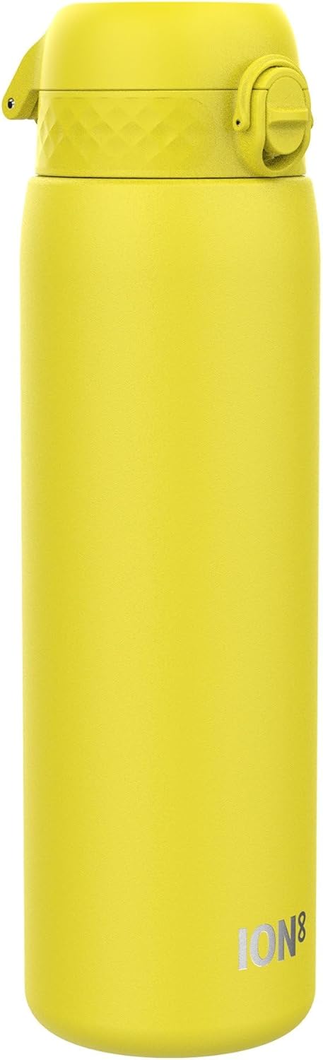 Ion8 Vakuumisolierte Edelstahl-Trinkflasche, 1 Liter, 920 ml, Auslaufsicher, Einhandöffnung, Sichere