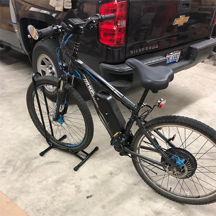Fahrradständer Boden, freistehend, aufrecht, platzsparend, geeignet für Fahrrad ständer Mountainbike
