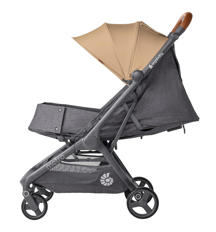 Ergobaby Metro3 Deluxe Kinderwagen Buggy mit Liegefunktion, Baby-Buggy ab Geburt bis 22kg (0-4 Jahre