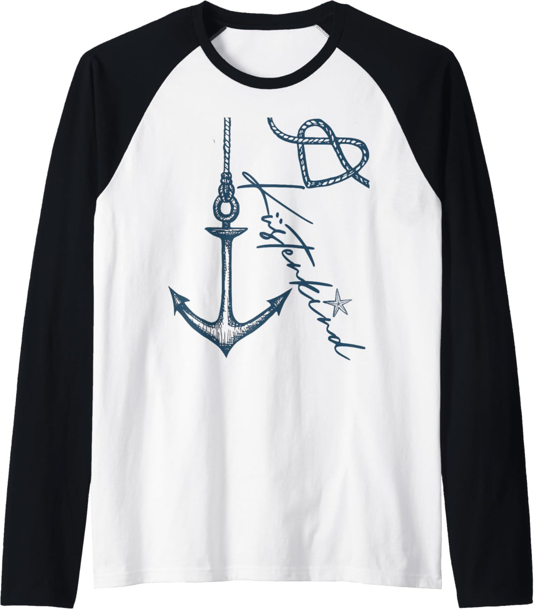 Küstenkind Nordsee Ostsee Meer Liebe Heimatliebe Anker Raglan