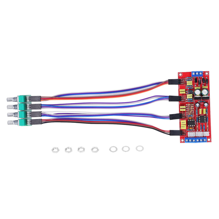 WM-065 Amplifier Preamp Board, HIFI Audiophile Tone Board NE5532 Potentiometer Extension Board DIY K