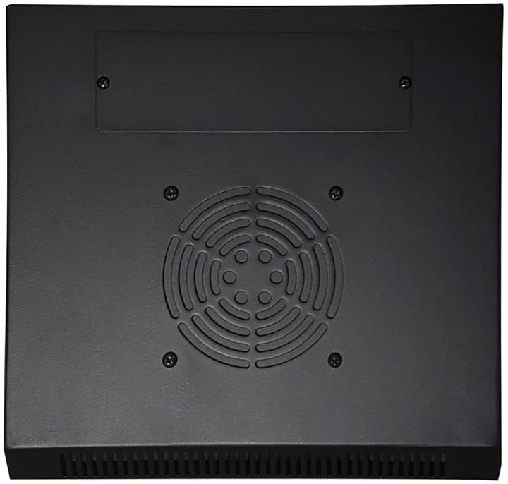 15 HE - 10 Zoll Serverschrank - mit Glastür - (BxTxH) 312x310x752mm - Schwarz - für Zuhause und im B