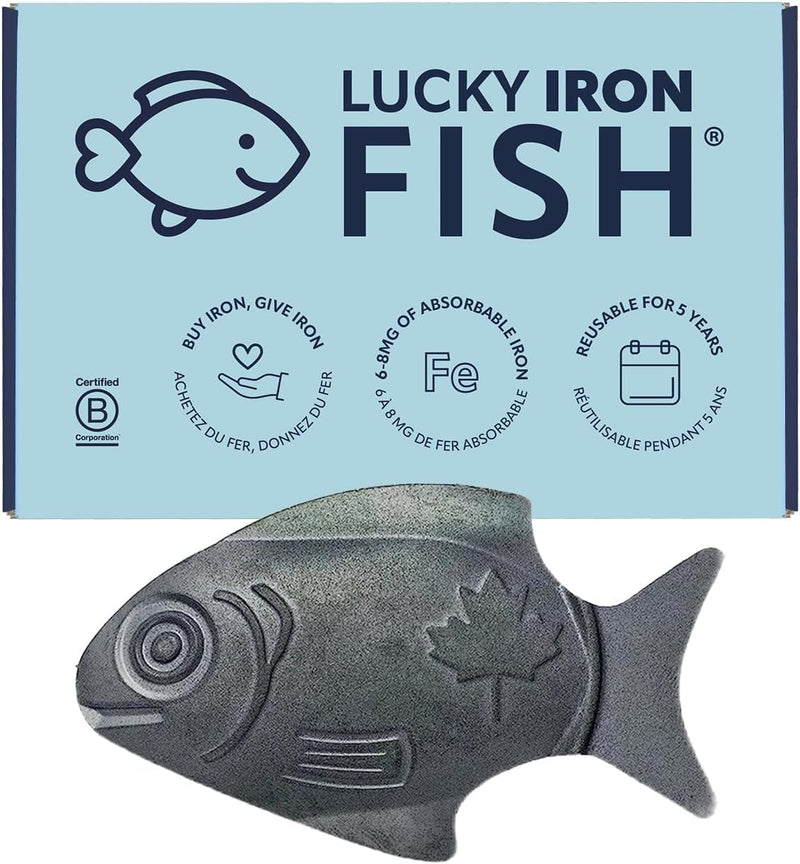 Das Original Lucky Iron Fish Ⓡ verleiht Ihren Speisen und Getränken sauberes, sicheres Eisen. Eine A
