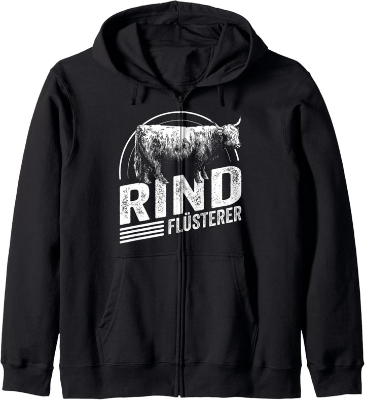 Schottisches Hochlandrind Rind Rindzüchter Geschenk Kapuzenjacke