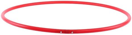 HOOPOMANIA Hula Hoop Rohling 16mm [Ø60/70/80/90/100cm - HDPE] – Hula Hoop selbst gestalten Rot Ø90cm