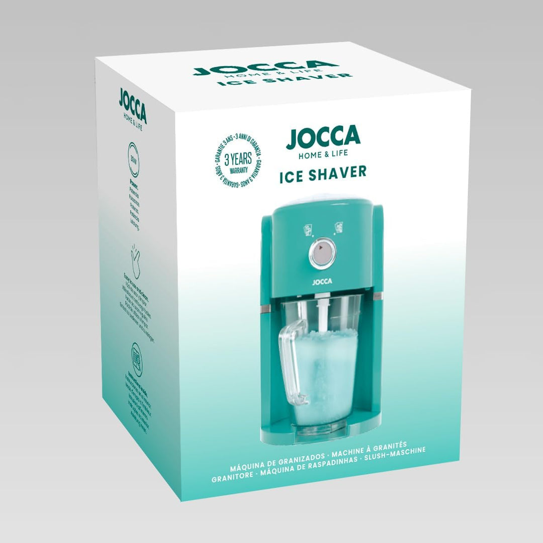 Jocca Elektrische Slushy-Maschine | Edelstahlklingen | Fassungsvermögen 1,1 l | leicht zu reinigen |