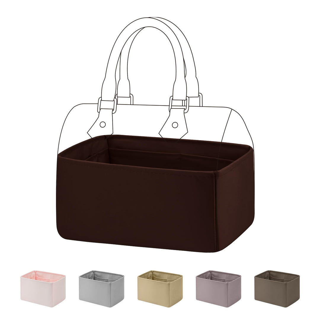 DGAZ Handtaschen Organizer Einsatz, Seide Handtaschenorganisator für LV Speedy Nano/20/25/30/35/40/4