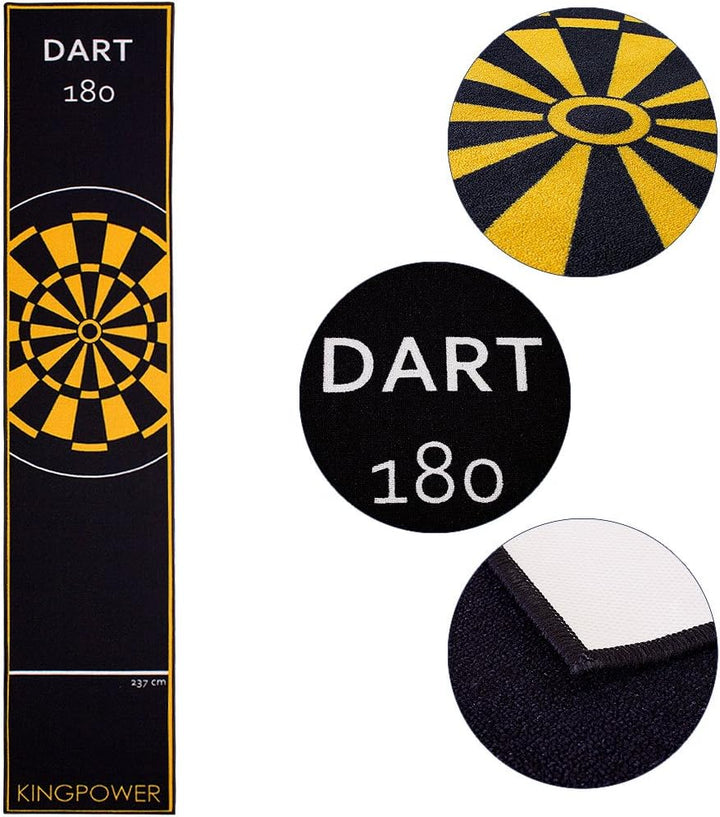 Kingpower Dart Darts Teppich Dartteppich Dartmatte 290x60 cm Steeldart Dartpfeile Dartboard Zubehör