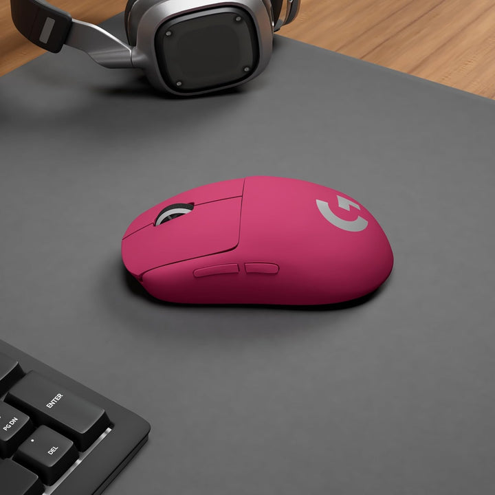 Logitech G PRO X SUPERLIGHT kabellose Gaming-Maus, Ultra-leicht 63g, HERO 25K Sensor, 25.600 DPI, 5