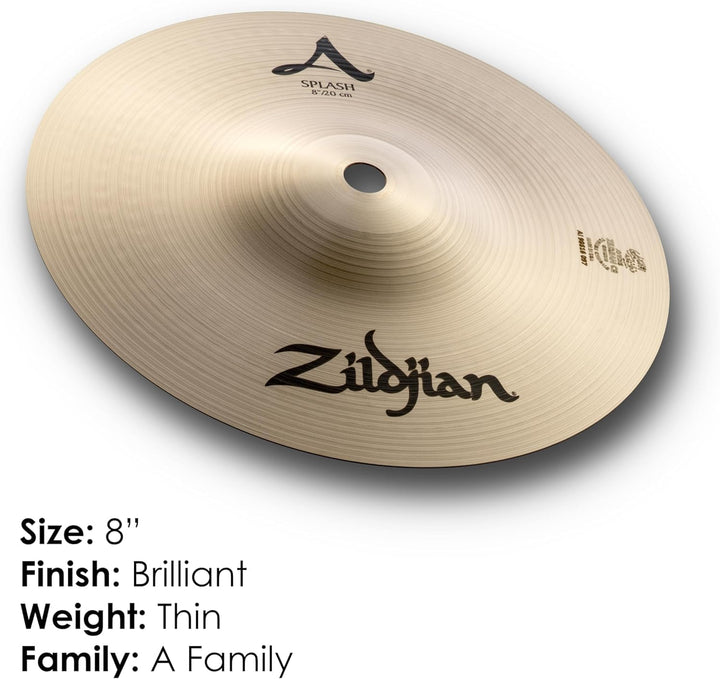 Zildjian A Zildjian Series - 8" Splash Cymbal 8 Zoll Splash, 8 Zoll Splash